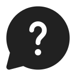 Chat Help SVG Icon